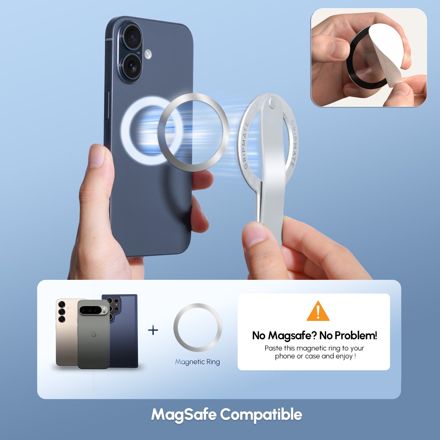 MagSafe® Loop Grip (Silver)